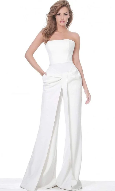 Exclusive Discount Jovani 03828SC - Strapless Overlay Evening Jumpsuit