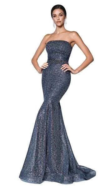 Online Boutiques Best Cinderella Divine - Strapless Bead-Trimmed Glitter Mermaid Gown CJ516 Online Boutiques Best Cinderella Divine - Strapless Bead-Trimmed Glitter Mermaid Gown CJ516