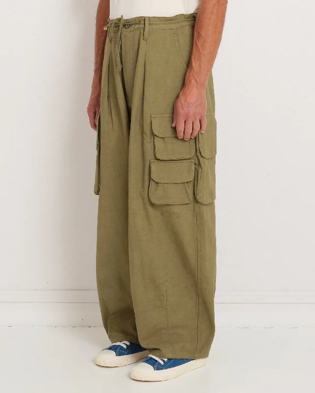 Online Clothing Boutiques Forager Pants - Olive Slub