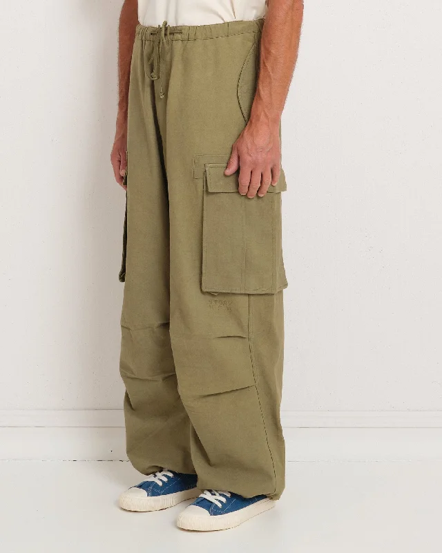 Online Boutiques Clothing Peace Pants - Olive Slub