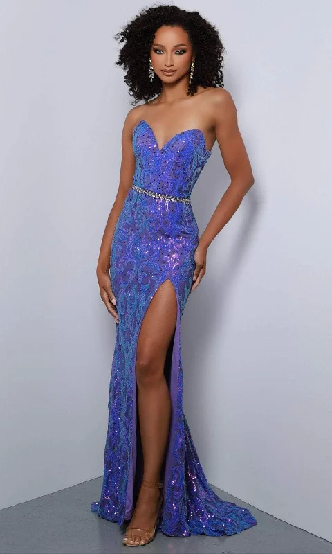 Hot Trends Johnathan Kayne 2892 - Sequin Strapless Gown