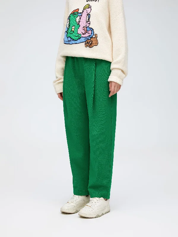 New Styles Just In Green Harlequin Knit Pants