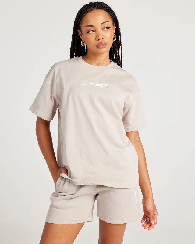 Seasonal Sale Pursuit Women's Tee - Light Taupe