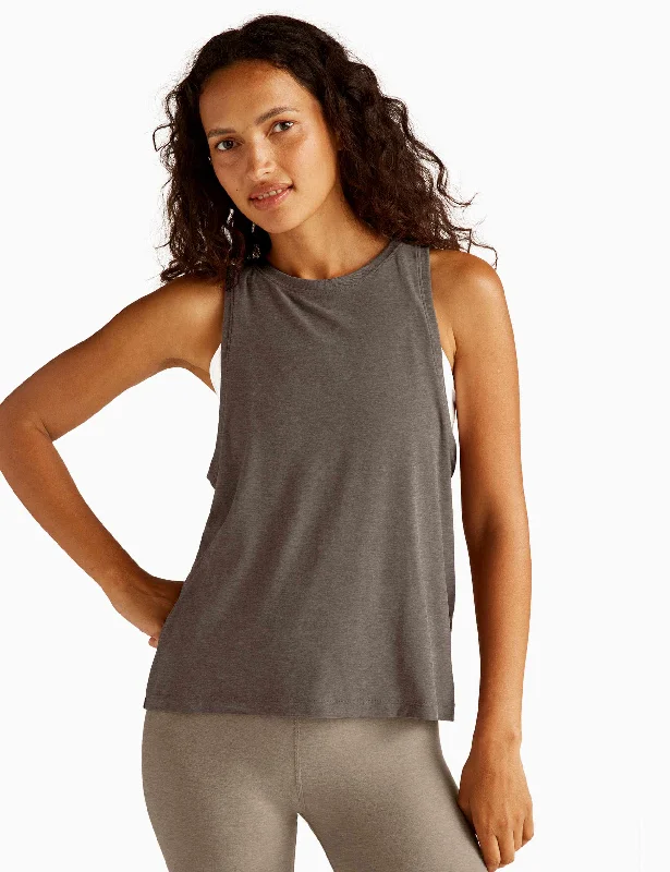 Trendy Threads Featherweight Rebalance Tank - Soft Umber Heather