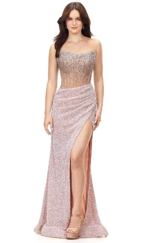 Women Wear Online Ashley Lauren 11238 - Strapless Gown