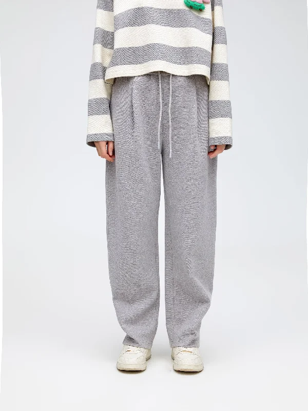 Woman Clothing Pleated Sweatshirt Pants