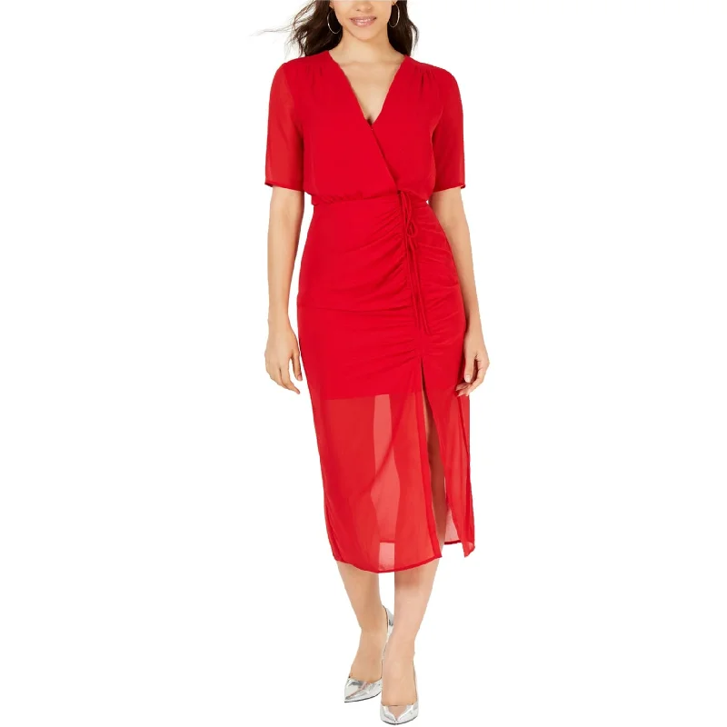 Comfortable Loungewear for Women Leyden Womens Ruched Midi Dress