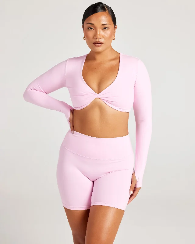 Comfort Meets Fashion Aura Vantage Long Sleeve - Candy Pink