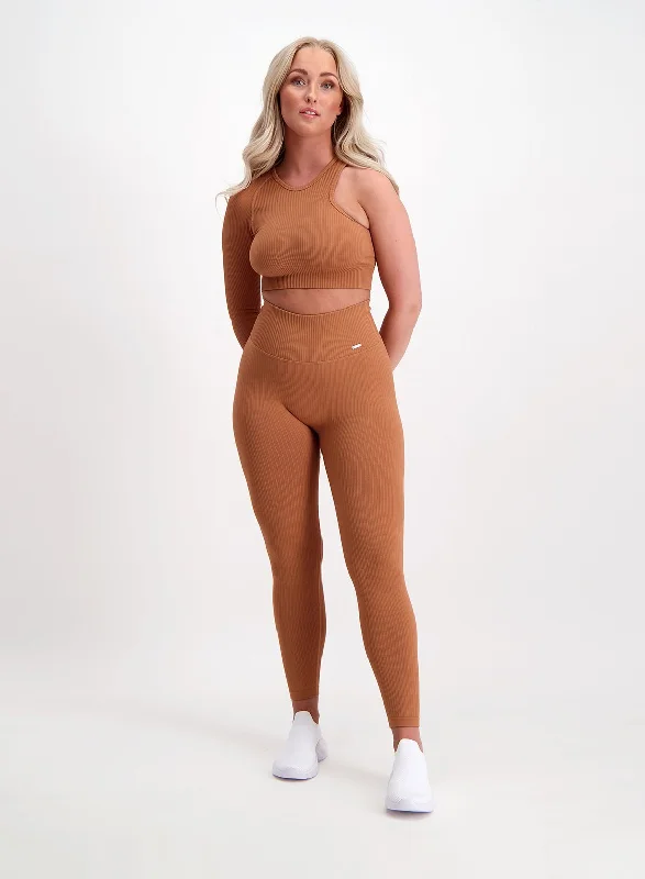 Boutique Dress Online Cayenne Ribbed Seamless Cutout Crop Long Sleeve