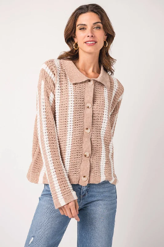 Mega Sales Buttermelon Oversized Chenille Cardigan