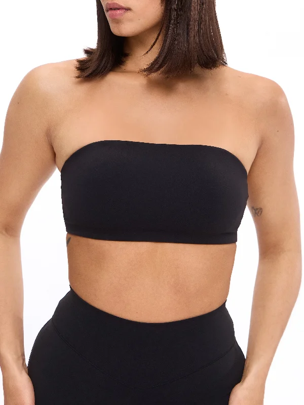 Business Casual Outfits Adjustable Nubre Bandeau - Onyx Black