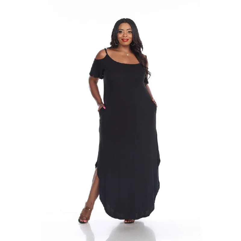 Mega Sales White Mark Women's Plus Size 'Lexi' Maxi Dress